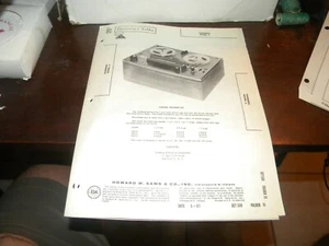TANDBERG 3-SPEED 4-TRACK TAPE RECORDER MODEL: 6 (SAMS PHOTOFACT 530-13) - Picture 1 of 1