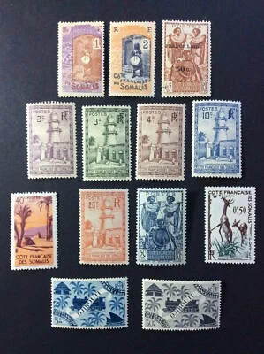 BroadviewStamps Samali Coast. 13 stamps including #223. MNH F-VF Few sweated gum - Image 1 of 2