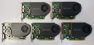 Lot of 5: NVIDIA Quadro 2000 1GB GDDR5 PCIE Graphics Card 1x DVI 2x DisplayPort - Picture 1 of 5
