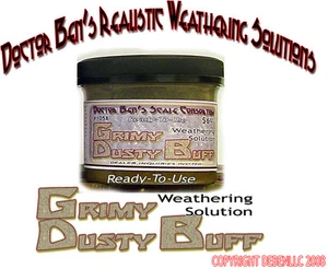 Grimy Dusty Buff Weathering Solution Doctor Ben's Wood Plastic Metal Resnppa7402 - Picture 1 of 12
