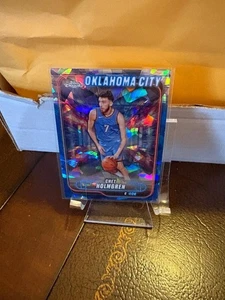 2024/25 TOPPS CHROME SAPPHIRE CHET HOLMGREN BLUE SAPPHIRE BASE CARD OKC THUNDER - Picture 1 of 2