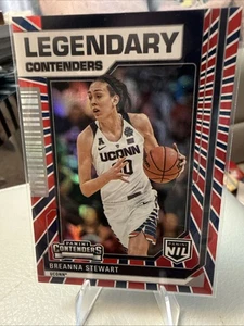 2025 Panini Legendary Contenders Red White Blue Stripe BREANNA STEWART UConn #36 - Picture 1 of 2