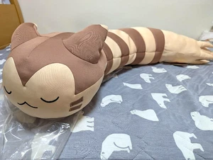 Pokemon Center Original Furret Big Hug Kissen Plüschtier Stofftier Gyutto Japan - Bild 1 von 8