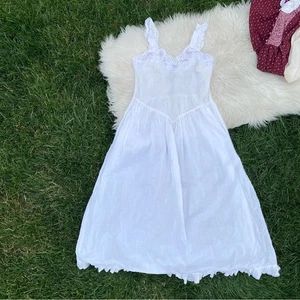 Victoria's Secret Vintage Golden Label Baumwoll-Schlupfkleid elegantes Nachthemd Small neu mit Etikett - Bild 1 von 7