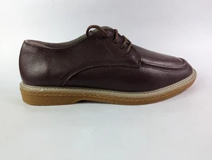 JD Williams Chestnut Lace Up Shoes Size 8 EEE New - Picture 1 of 5