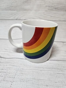 Vintage FTD Rainbow Kaffeebecher PRIDE Retro 1984 Kaffee heiße Schokolade Tee Trinkgeschirr - Bild 1 von 12