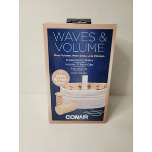 Conair Double Ceramic Hot Rollers, Perfect for On-The-Go Styling HS10XN - Picture 1 of 4