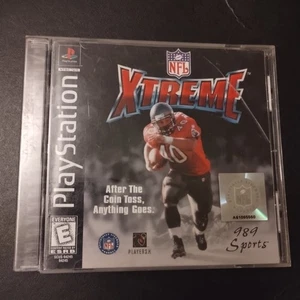 NFL Xtreme PS1 PlayStation Disc Complete Manual Case Video Game Football CIB - Picture 1 of 4