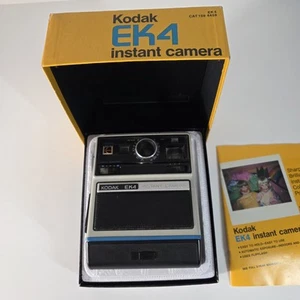 Vintage KODAK EK4 Instant Print Film Camera With BOX! Needs New Battery. - Picture 1 of 9