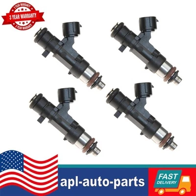 4x Inyectores de combustible para Volkswagen Beetle Jetta 2004-2005 Golf City 2007-2010 2,0 L Foto 1 de 4
