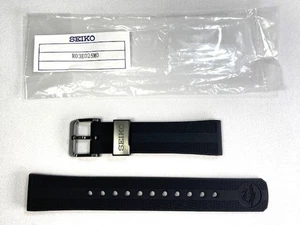 R03E025M0 SEIKO Prospex 20mm Silicone Band Black for SBDC183 SPB335J1 6R35 02E0 - Picture 1 of 9