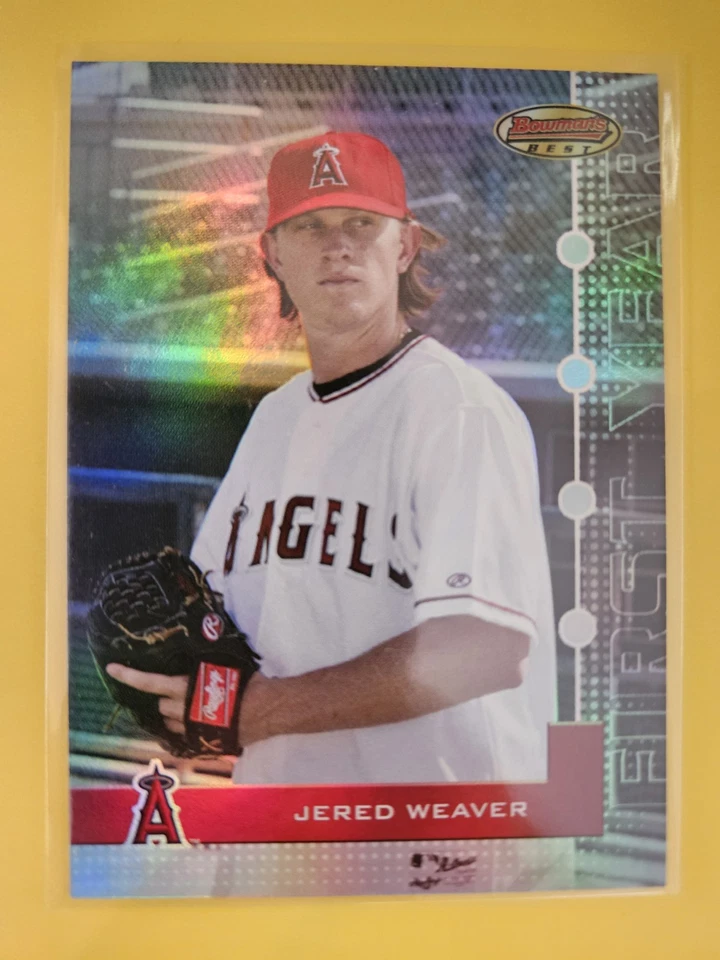 2005 Bowman's Best #36 Jered Weaver FY RC - Los Angeles Angels - Image 1 of 1