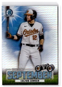 2023 Bowman Colton Cowser #SOS-3 Sights on September Baltimore Orioles - Picture 1 of 2