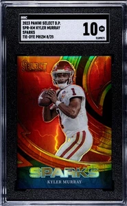 Selecciones de draft Panini Select 2023 Kyler Murray Sparks Tie-Dye 8/25 SGC 10 GM - Imagen 1 de 2