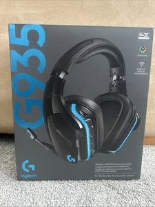 Logitech G935 Wireless DTS:X 7.1 Surround Sound LIGHTSYNC RGB PC Gaming Headset - Afbeelding 1 van 16