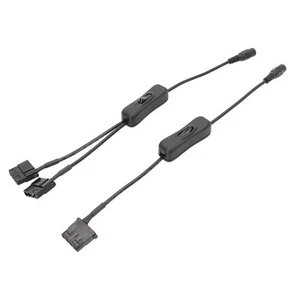 32cm DC5521 to 4Pin for Molex PC Fan Power Adapter Cable for Simultaneous PC Fan - Photo 1/9