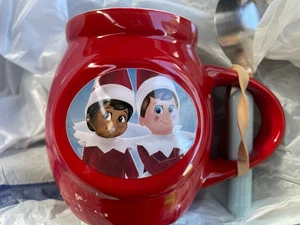 Elf On The Shelf Christmas Cocoa Mug and Spoon Set New No Box - Picture 1 of 4