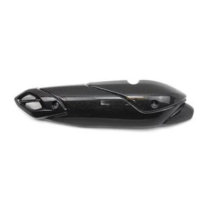 Exhaust Pipe Cover for Yamaha NMAX 155 2025+ Heat Shield Guard Carbon Fiber Look - Picture 1 of 12