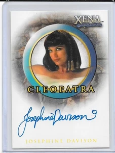 2002 Rittenhouse Xena Josephine Davison Cleopatra Signed AUTO A26 SP Rare - Picture 1 of 1