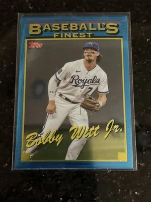 2024 Finest #93-15 Bobby Witt Jr. What If 1993 Finest Prototypes Royals - Image 1 of 2