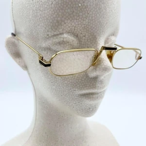 Cartier Must Santos Gold Frame Glasses 50-24-140 - Picture 1 of 19