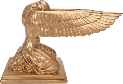 Kneeling Ark Angel Statue, Shittim Wood Arc of The Covenant Replica, Cherub D... - Image 1 of 4