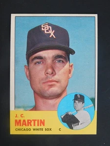 1963 Topps Baseball Card #499 J.C. Martin (EX-MT/NM) - Picture 1 of 2