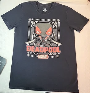 Marvel Deadpool Ninja T-Shirt sz small Black Super Hero  100% Cotton Comic - Picture 1 of 5