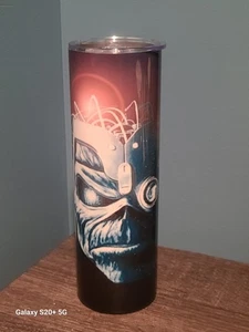 Vaso Iron Maiden Somewhere In Time / Wasted Years 20 0z con 2 tapas diferentes - Imagen 1 de 3