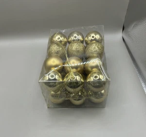 Árbol de Navidad Bola de Oro Adornos 24 Piezas/Juego Nuevo - Imagen 1 de 4
