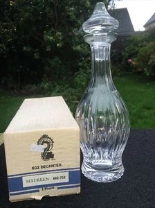 Decantador Waterford Cristal Maureen 13" de alto firmado 602/757 en caja - Imagen 1 de 9