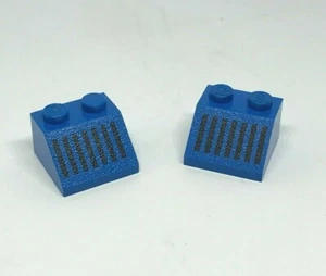 LEGO Espace : 2x Pente imprimé grille 2 x 2 - Réf 3039p05 bleu - Set 6931 6951 - Imagen 1 de 1