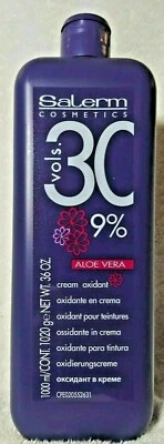 Salerm Crema Oxidante Desarrollador Peróxido Oxidante 30 Vol. Aloe Vera 9 % 36 oz/1000 ml Foto 1 de 2