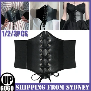 Women Body Shaper Buckle Wide Waistband Waist Belt Underbust Corset Belt NEW - Picture 1 of 10