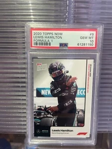 2020 topps now f1 lewis hamilton #9 psa 10 - Picture 1 of 2