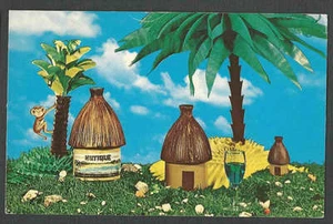 Ca 1964 PPC* LIQUORE BAHAMAS HUTIQUE IN BOTTIGLIA UNICA A FORMA DI CAPANNA COME NUOVO - Foto 1 di 1