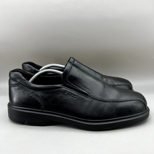 Mocassini ECCO New Jersey da uomo taglia 11 5 US 45 EU scarpe slip on in pelle nera