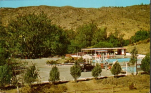 Postal vintage de Frontier Twon El Cajon California años 50 - Imagen 1 de 2