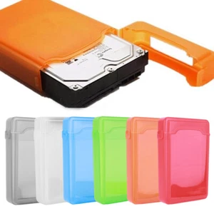 3.5 Inch IDE SATA HDD Hard Drive Disk Storage Box Case Cover Dustproof Plastic ( - Bild 1 von 27