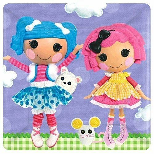 Lalaloopsy Square Party Plates 25cm 8pk.