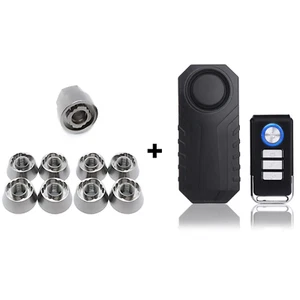 Roof-Tent Security Nut Set WITH VIBRATION ALARM - Tamperproof Lock - POLY - M8 - Picture 1 of 11