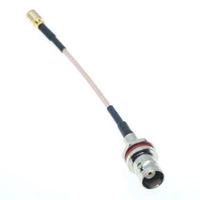 BNC Female nut TO SMB Female Cable RG316 RF Coaxial Coax Pigtail Jumper S lot - Image 1 of 4