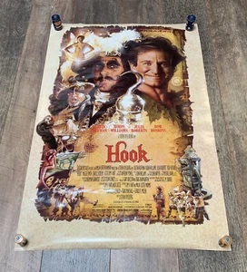 HOOK Robin Williams Film 1991 Vintage Poster NEW OLD STOCK - 36,5” x 24,5” - Bild 1 von 10