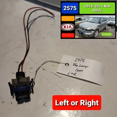 *CONECTOR LÁMPARA LUZ ANTINIEBLA* para KIA SOUL 2010-2011 OEM *ENVÍO GRATUITO* Foto 1 de 3