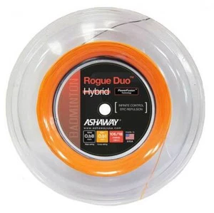 Ashaway Rogue Duo Hybrid Badminton Saitenrolle (schwarz/orange) - Bild 1 von 1