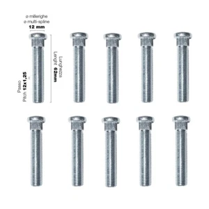Simoni Racing set ruota 10x colonnette a piantaggio 12x1.25 l.62mm - Imagen 1 de 1