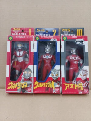 Bandai Ultra Hero Series Ultraman Leo Astro Soft Vinyl 3-Piece Set - Image 1 of 4