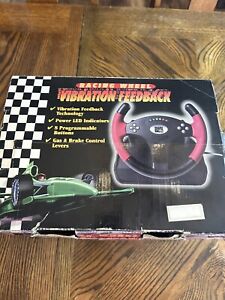 Indianapolis 500 Racing Wheel with Vibration for PC Vintage