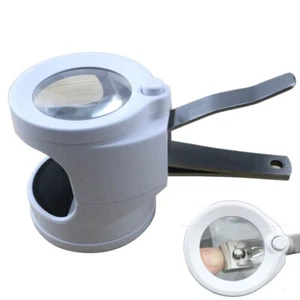 Paquete de 3 cortadoras de uñas lupa plegable y afilador LED para niños mayores - Imagen 1 de 2