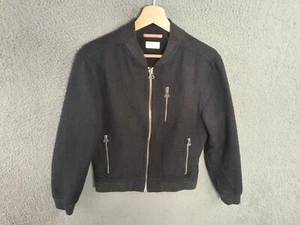 Apolis Global Citizen Jacket Mens Medium Wool Cotton Bomber Full Zip Long Sleeve - Picture 1 of 12